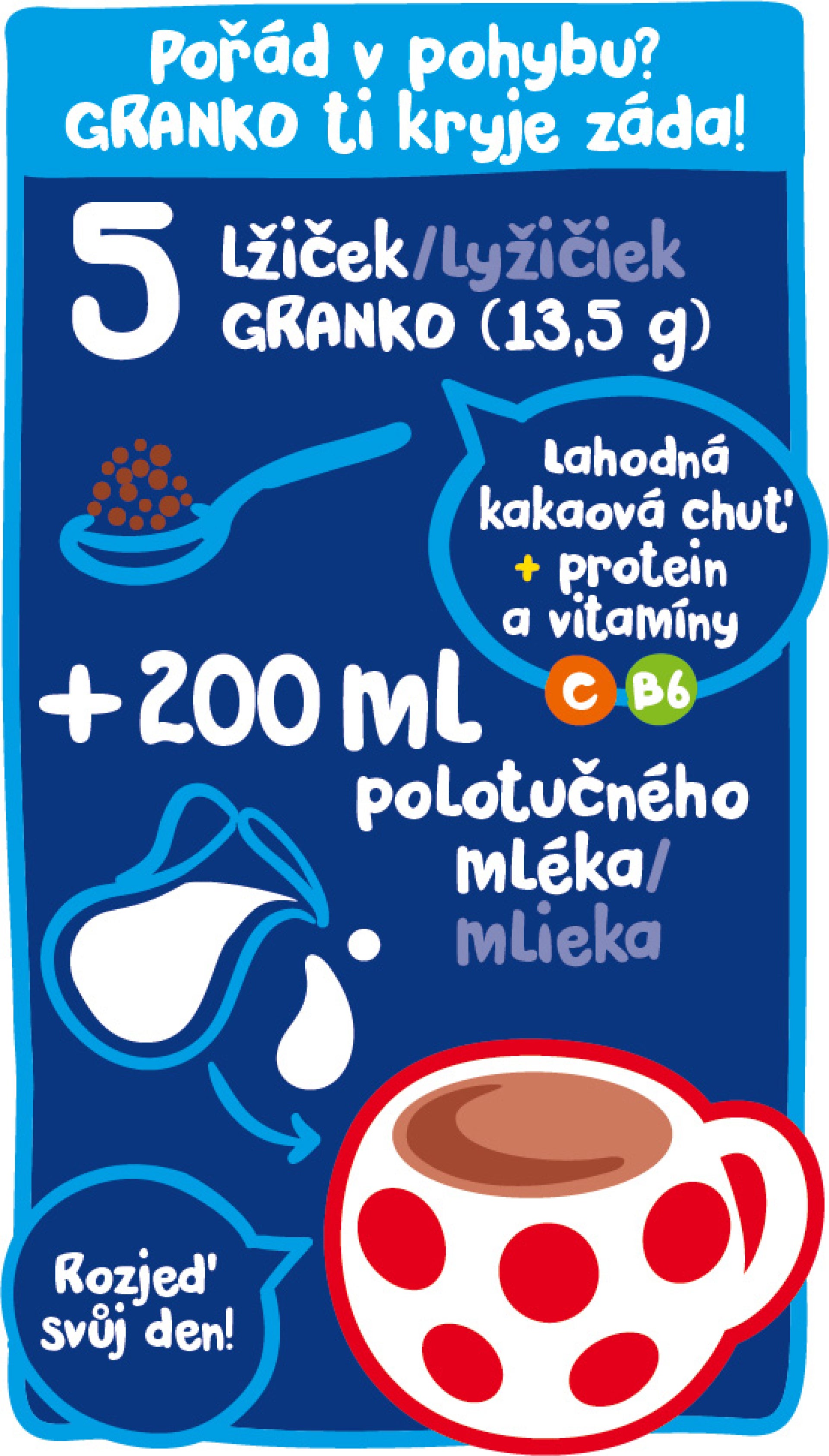 GRANKO PROTEEN navod na pripravu