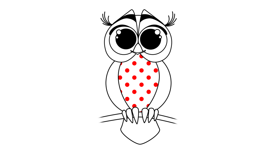 Owl with Dots