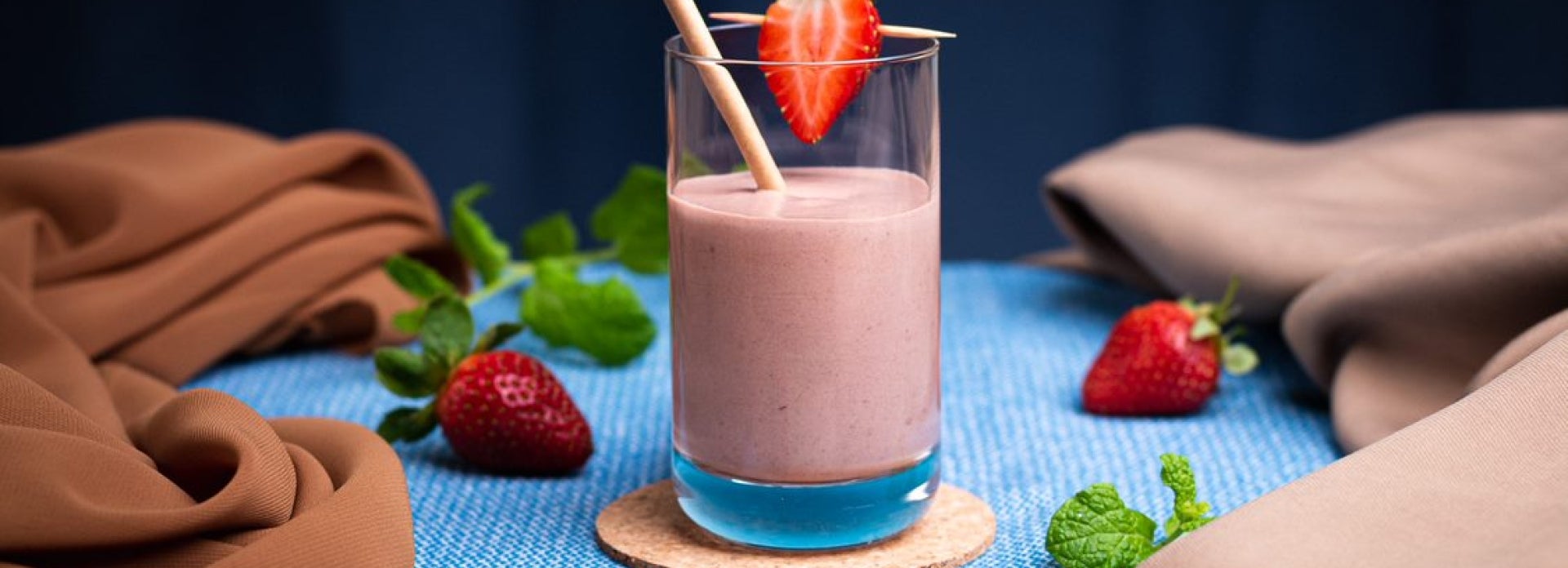 Jahodové Granko smoothie