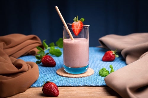 Jahodové Granko smoothie